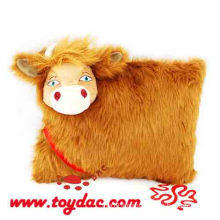 Coussin animal haute fourrure en fausse fourrure